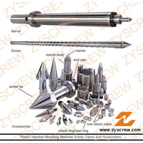 Cylindre de vis de moulage par injection de baril de vis d'injection